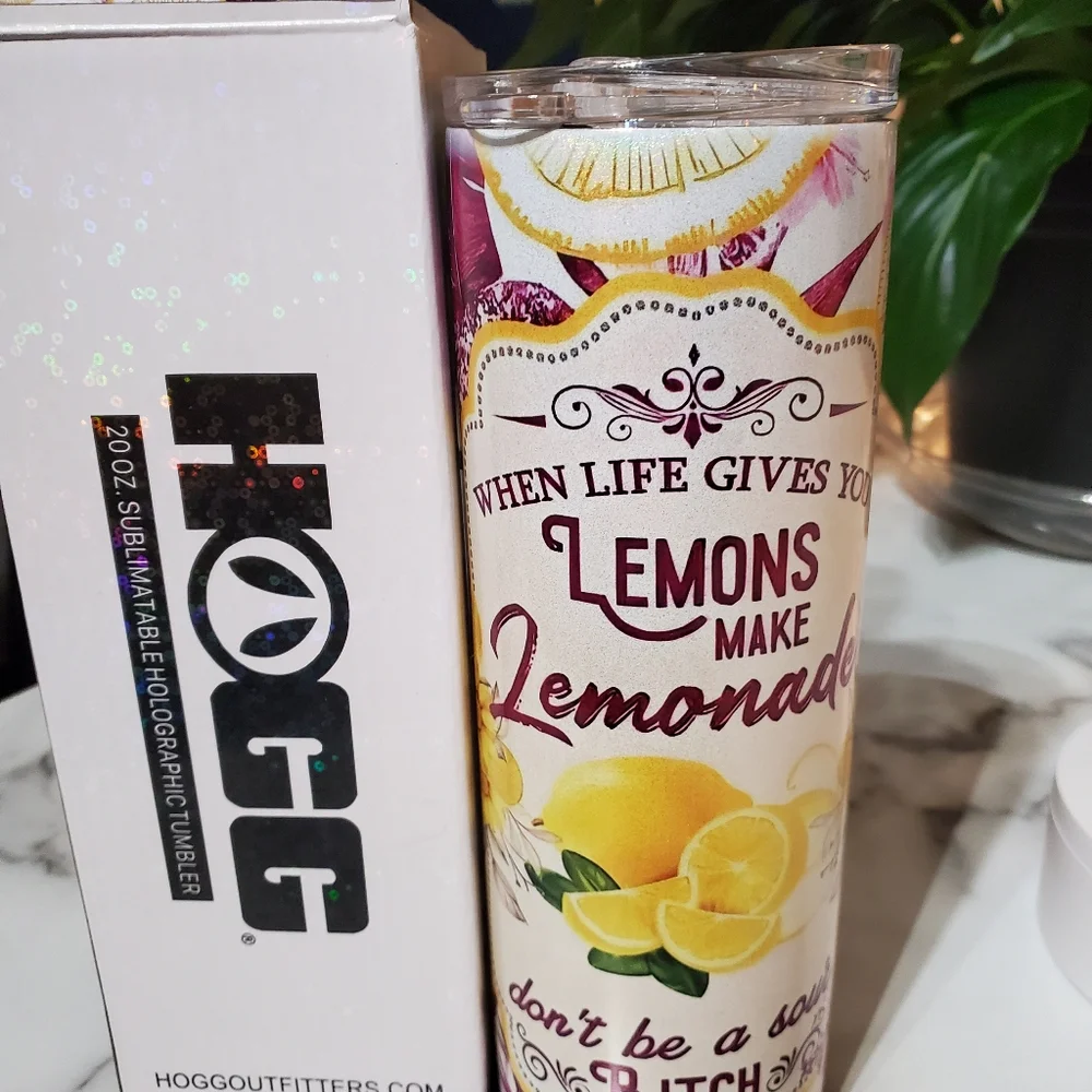 When Life Gives You Lemons  20oz Tumbler 🎉sale